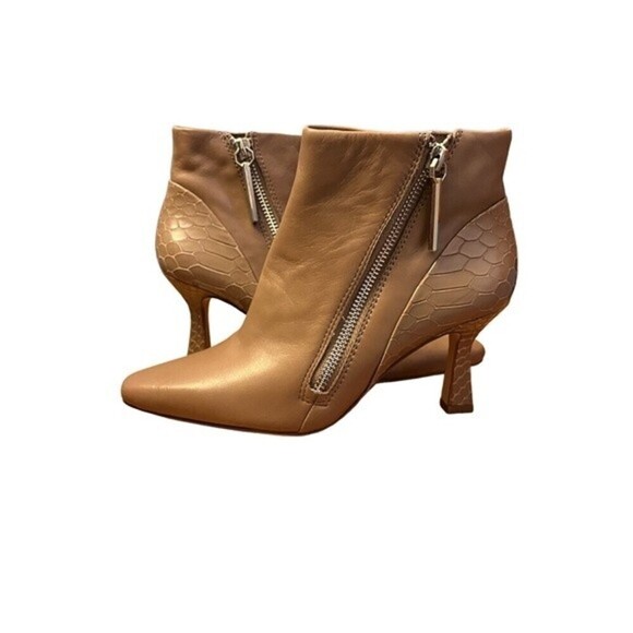 𝅺Louise et Cie Leather Ankle Boot with Stiletto Heel - Size 5M - Picture 1 of 10